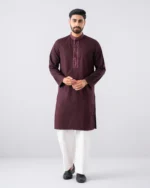 Regular Fit Semi-Formal Panjabi - Image 3